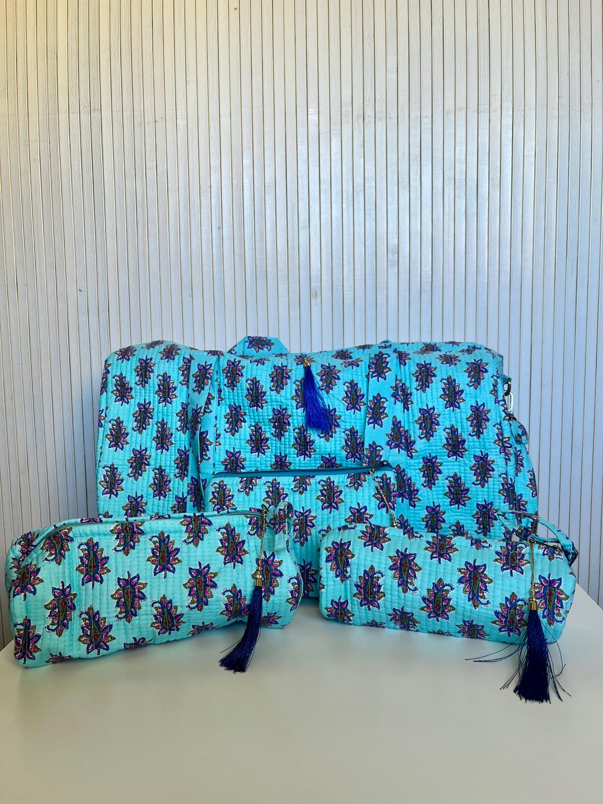 Bolsa + Neceseres de Algodón Indio - NEAR