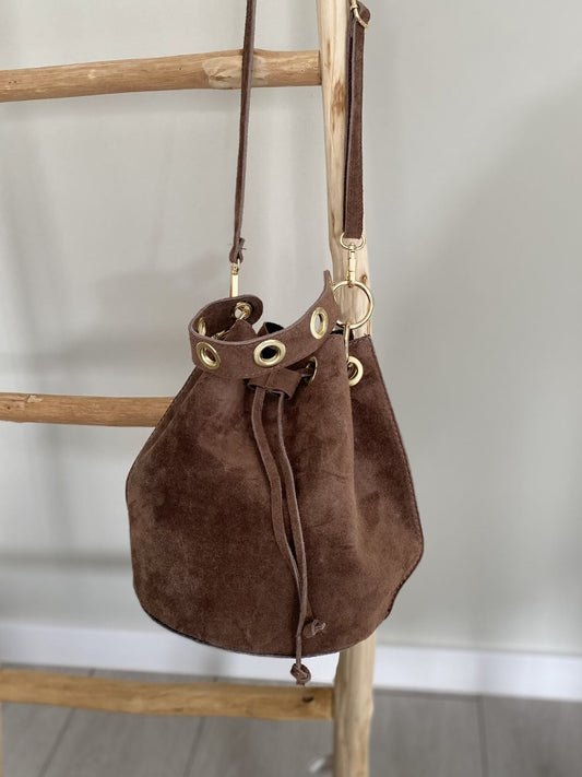 Bolso Bombonera Topo de Ante – Artesanía Italiana