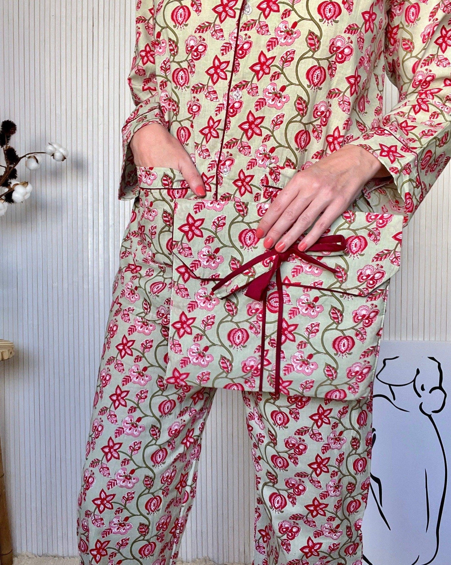 Pijama de Algodón - NALA-Pepa Comanechi-Pijamas