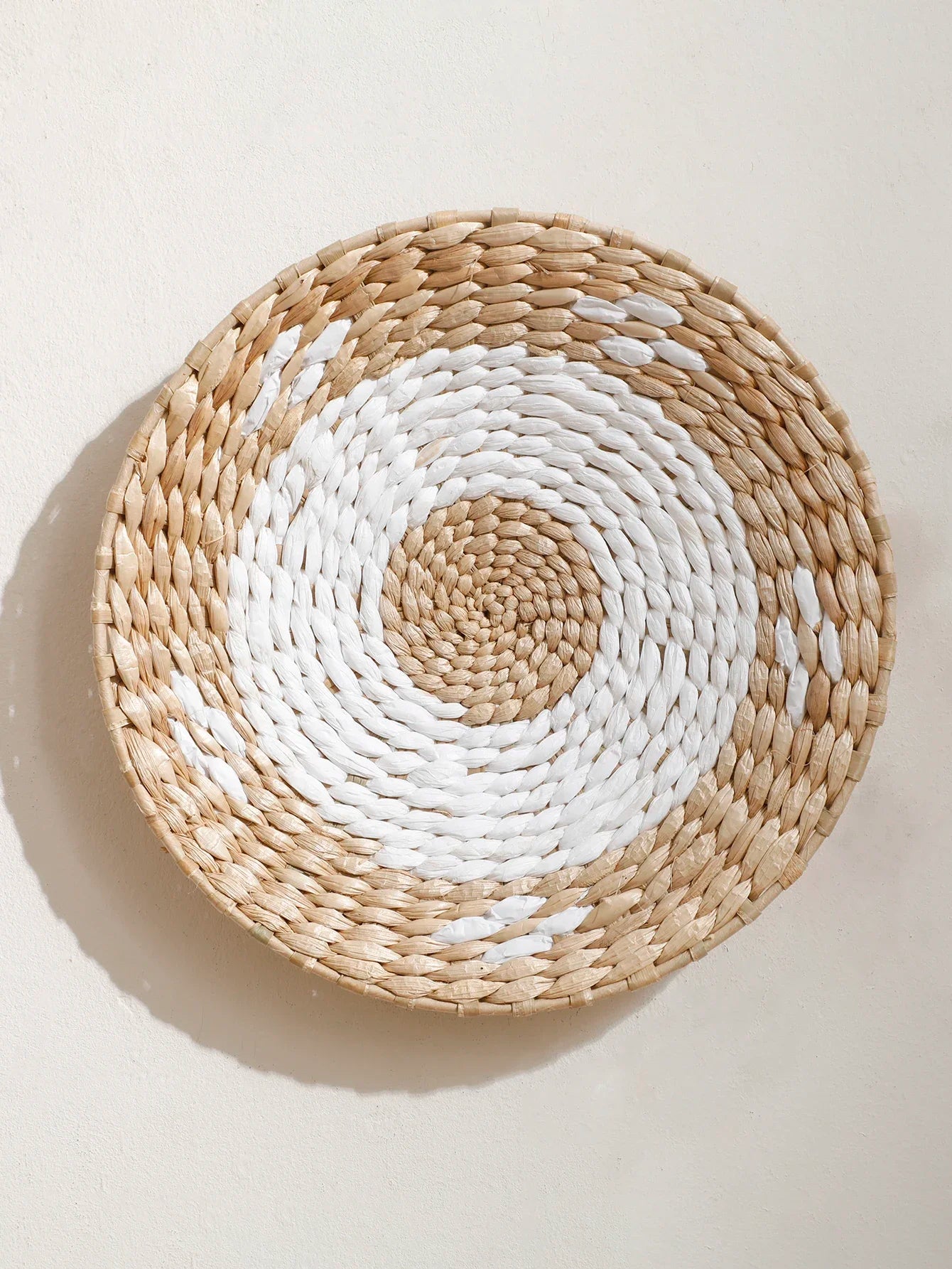 Decoración de Pared Bohemia de Paja Tejida – Hecha a Mano con Estilo Étnico y Natural