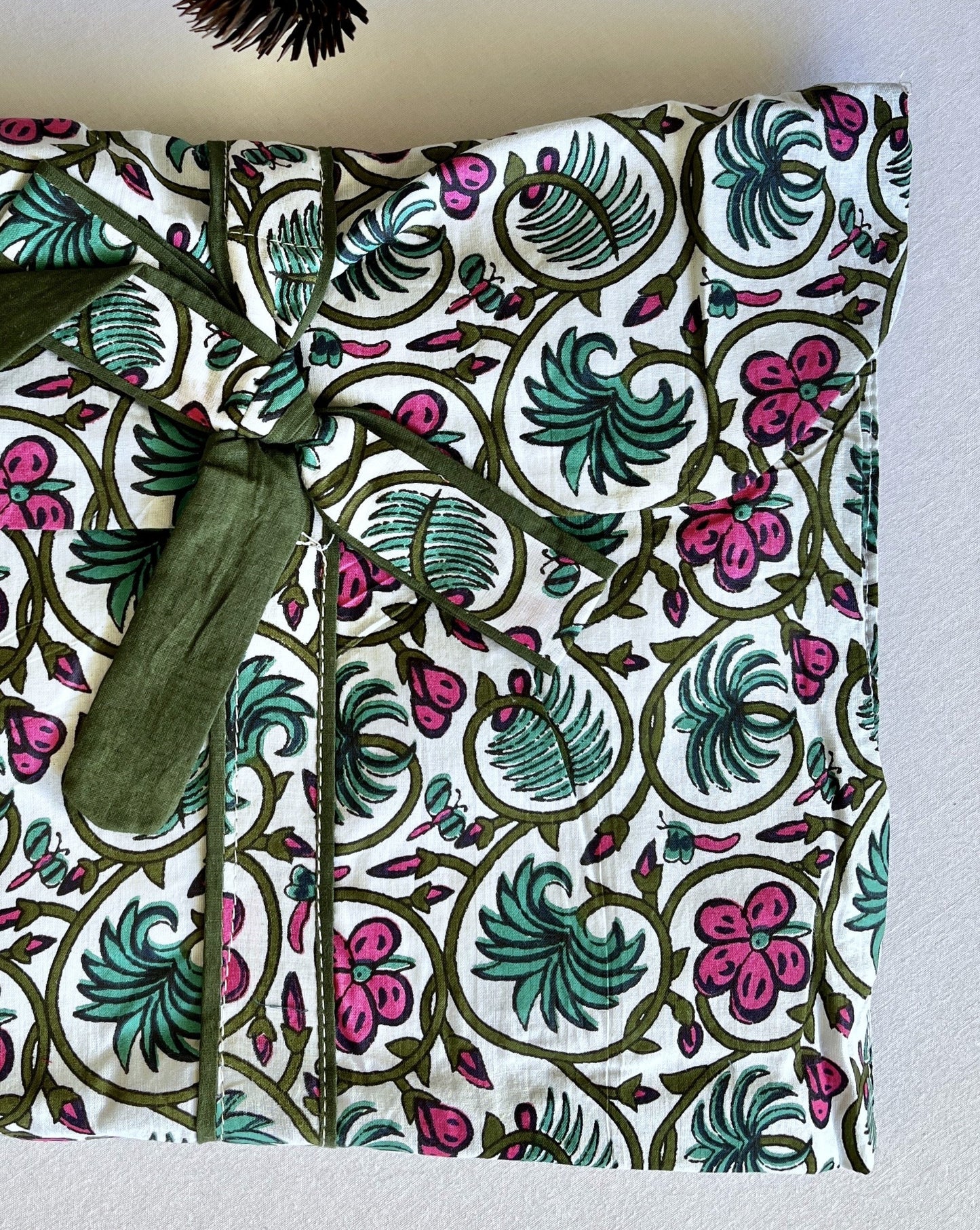 Pijama Largo LIA de Algodón 100% Hecho a Mano en India