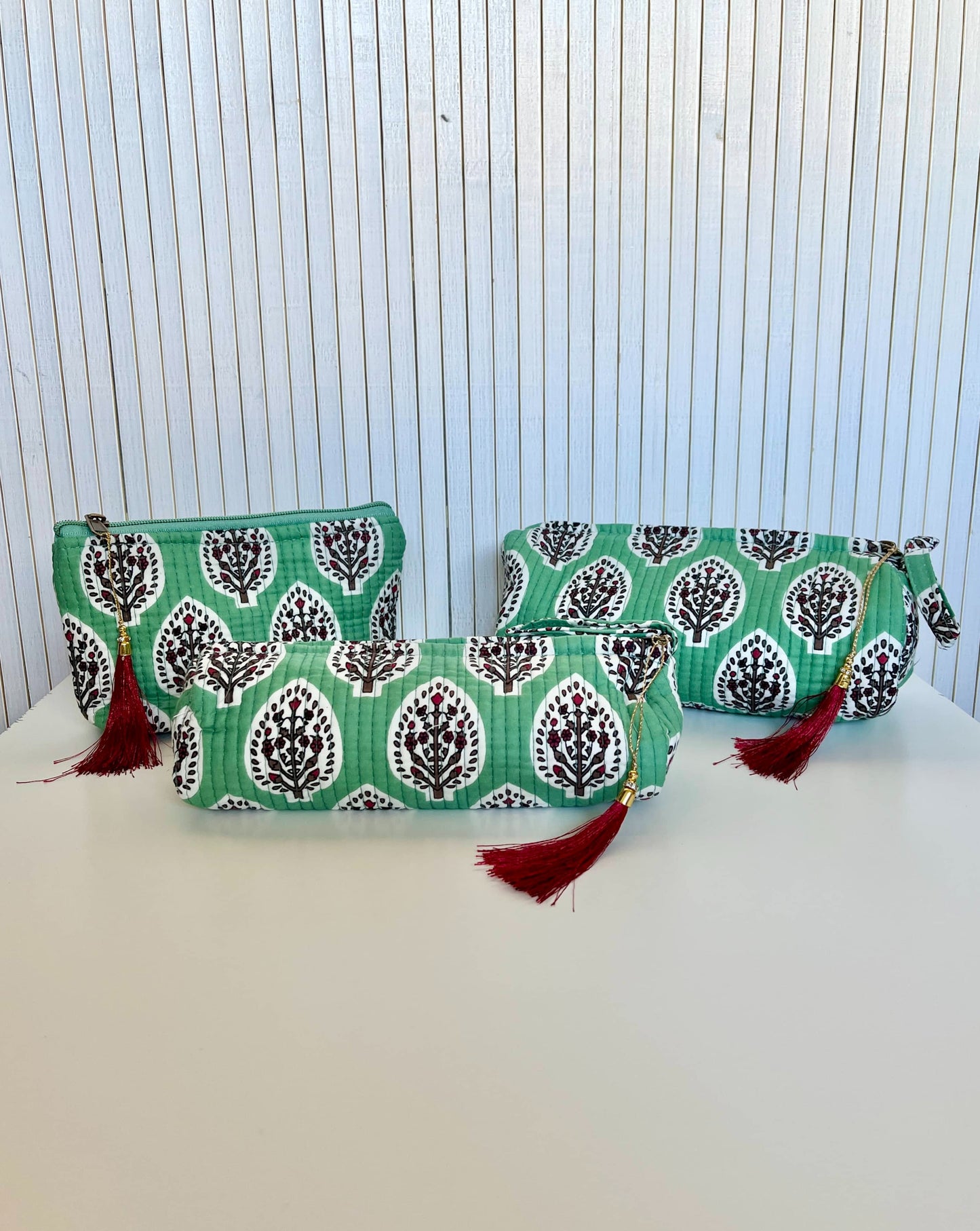 Indian Cotton Bag + Toiletry Bags - SALLY