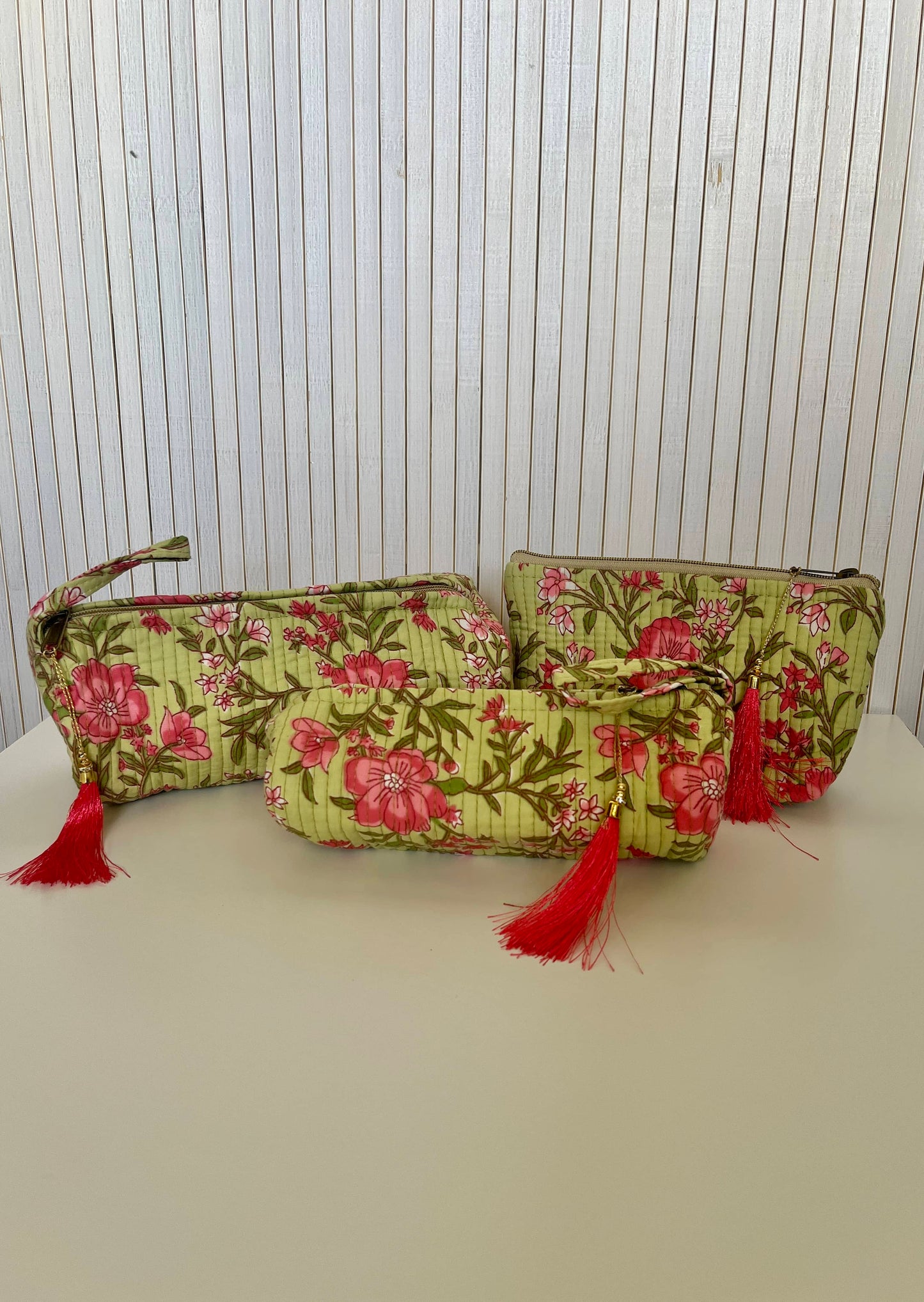 Indian Cotton Bag + Toiletry Bags - SALLY